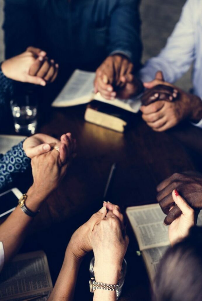 Group Of People Praying Worship Believe Hope