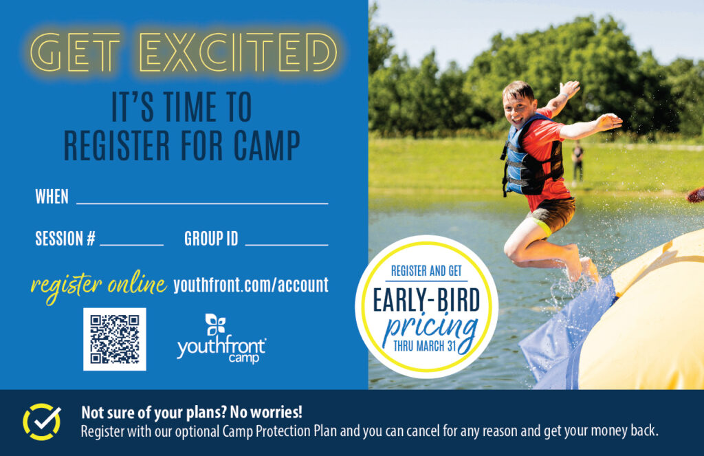 Youthfront Camp 2025 Promo Postcard